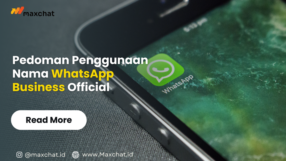 Pedoman Penggunaan Nama WhatsApp Business Official