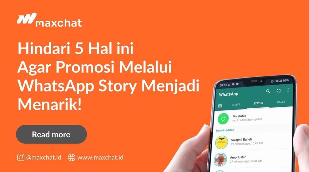 Hindari 5 Hal ini Agar Promosi Melalui WhatsApp Story Menjadi Menarik!