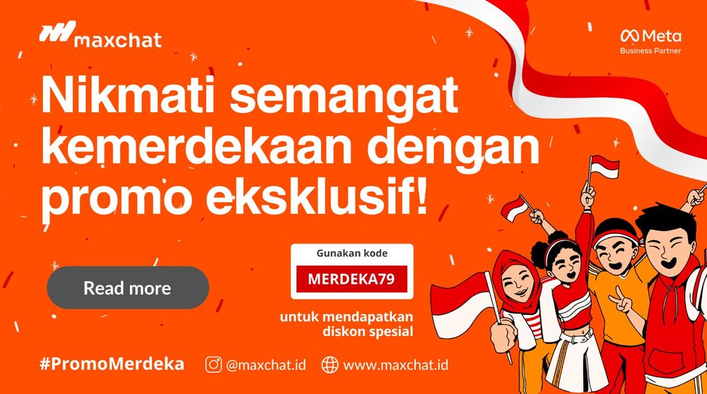 Memaknai Kemerdekaan Komunikasi dengan Promo Kemerdekaan dari Maxchat! 🇮🇩